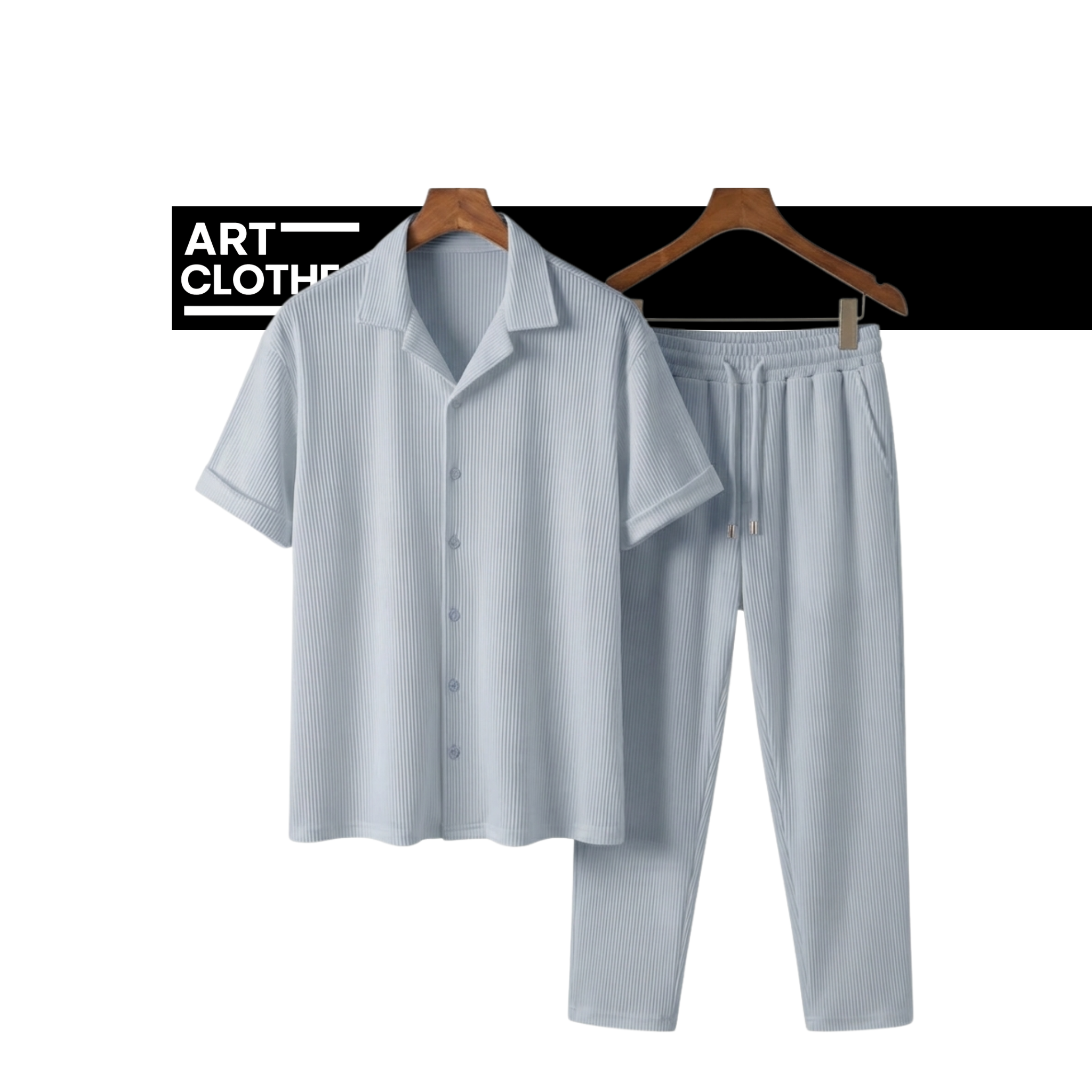 Set Texturé Chemise & Pantalon