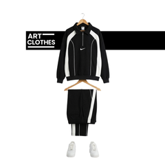 Duo Sportswear Piping Blanc/Noir