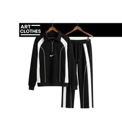 Duo Sportswear Piping Blanc/Noir