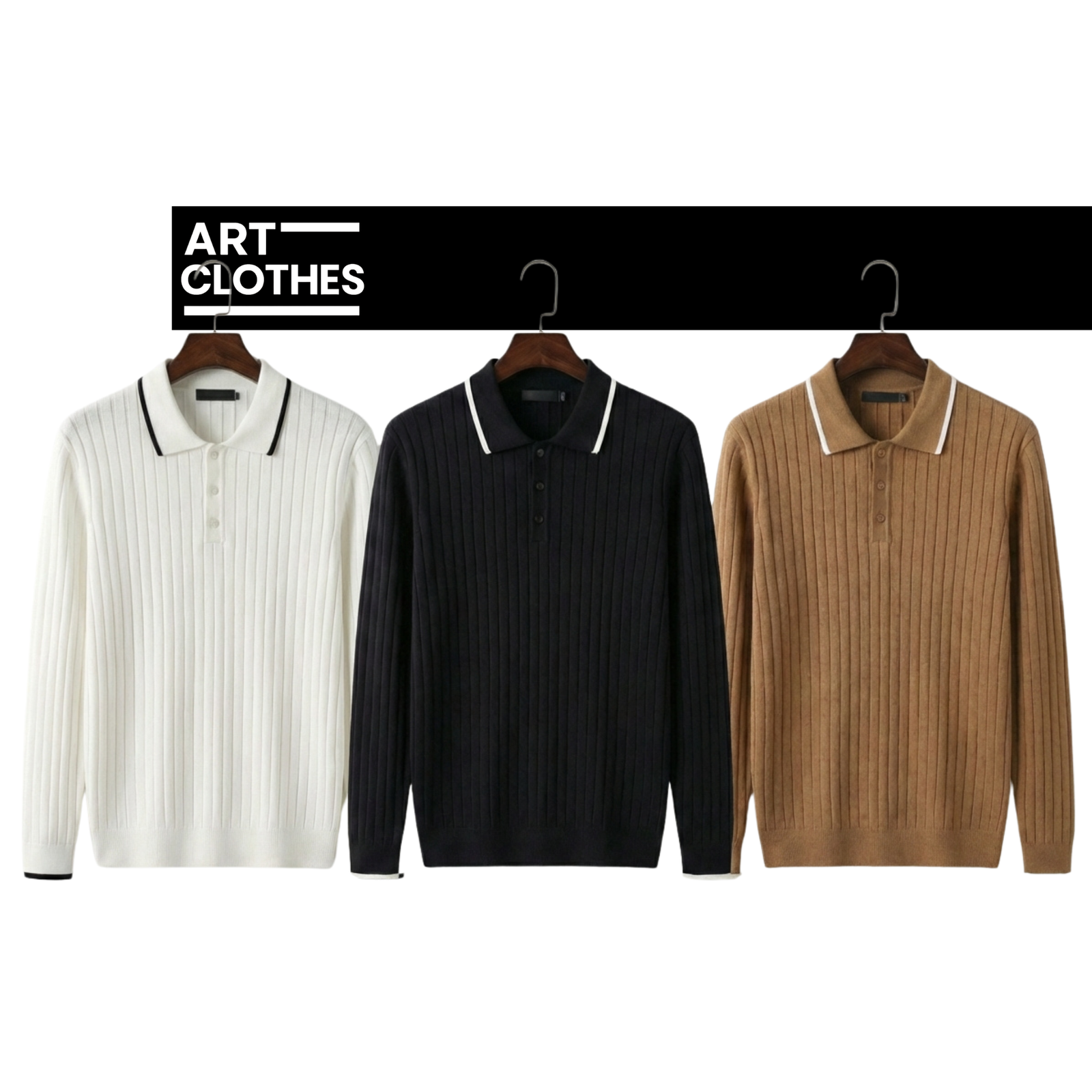 Polo Maille Manches Longues