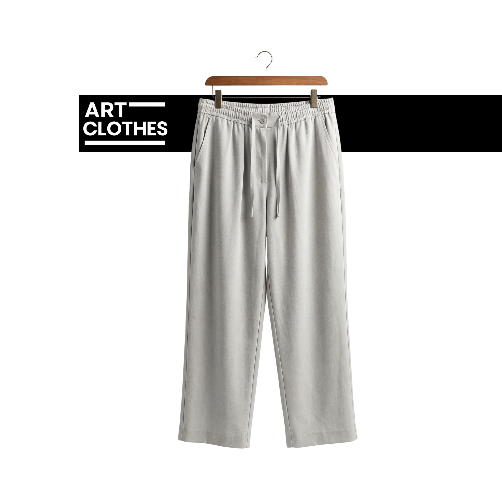 Pantalon Décontracté Coupe Large
