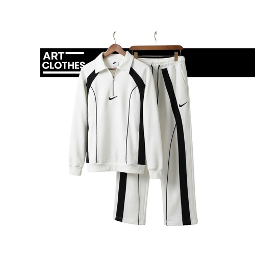 Duo Sportswear Piping Blanc/Noir