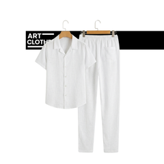 Le Combo Été – Chemise & Pantalon Lin