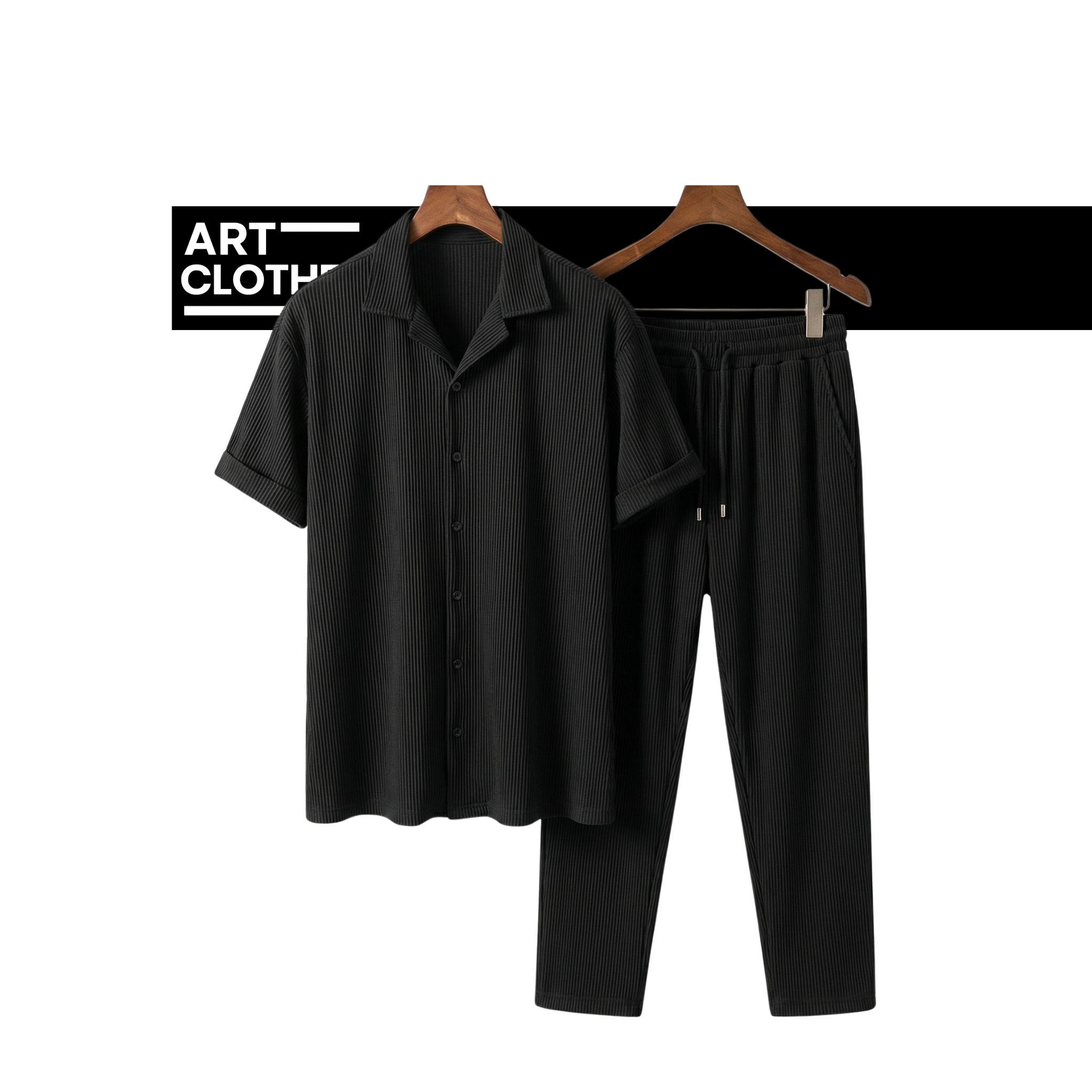 Set Texturé Chemise & Pantalon