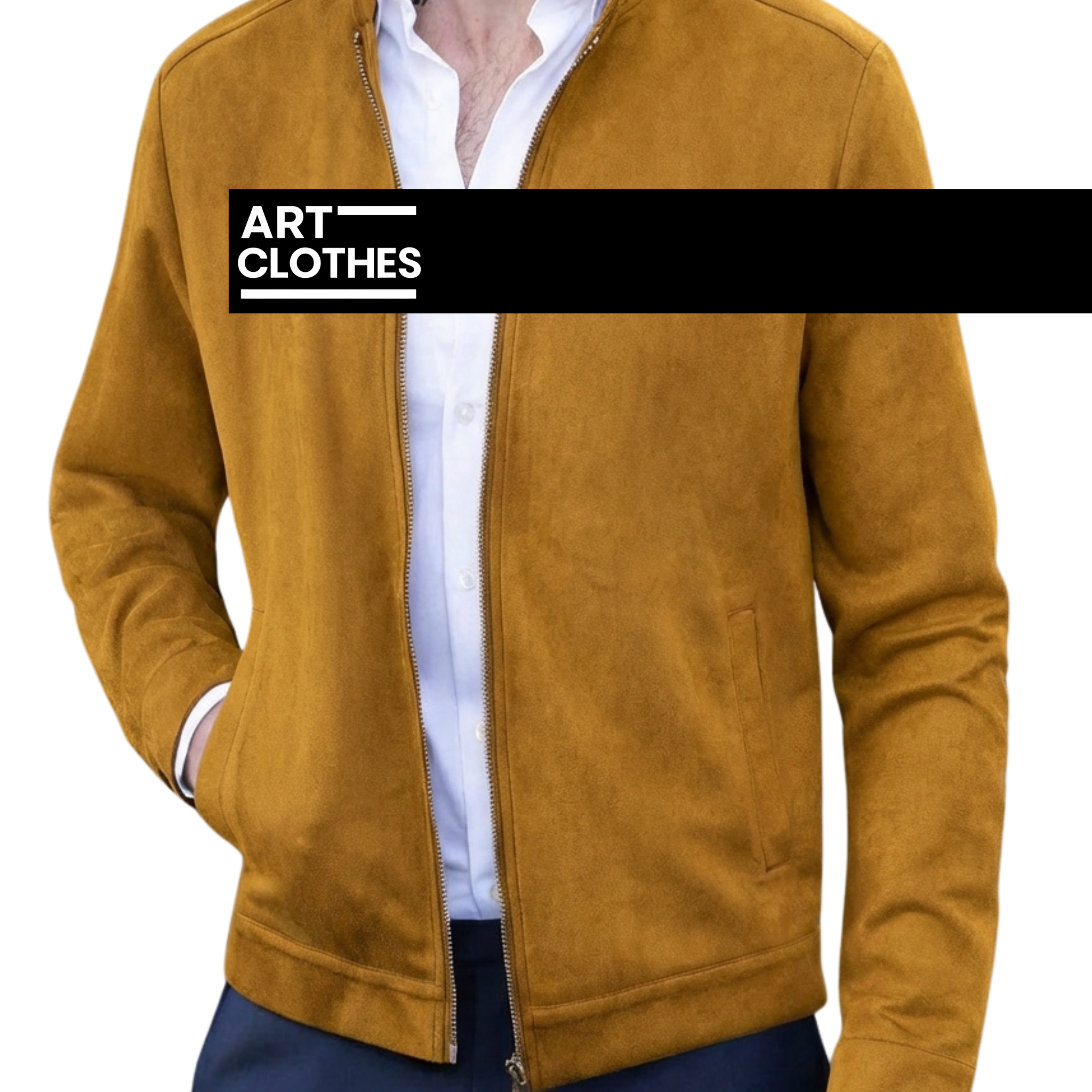 Jacket Suede – Col Zippé